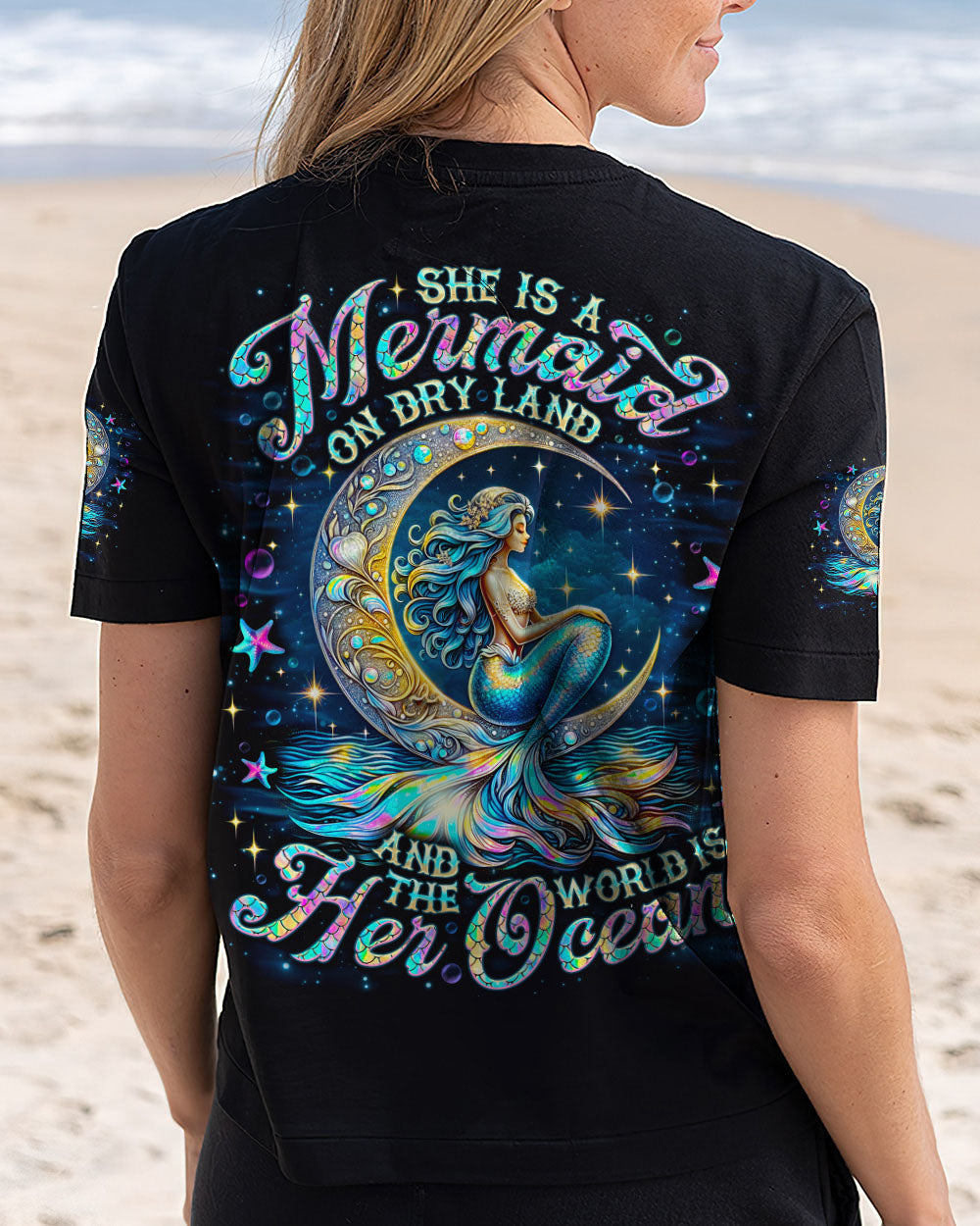BLISSCORNERS SHE IS A MERMAID ALL OVER PRINT