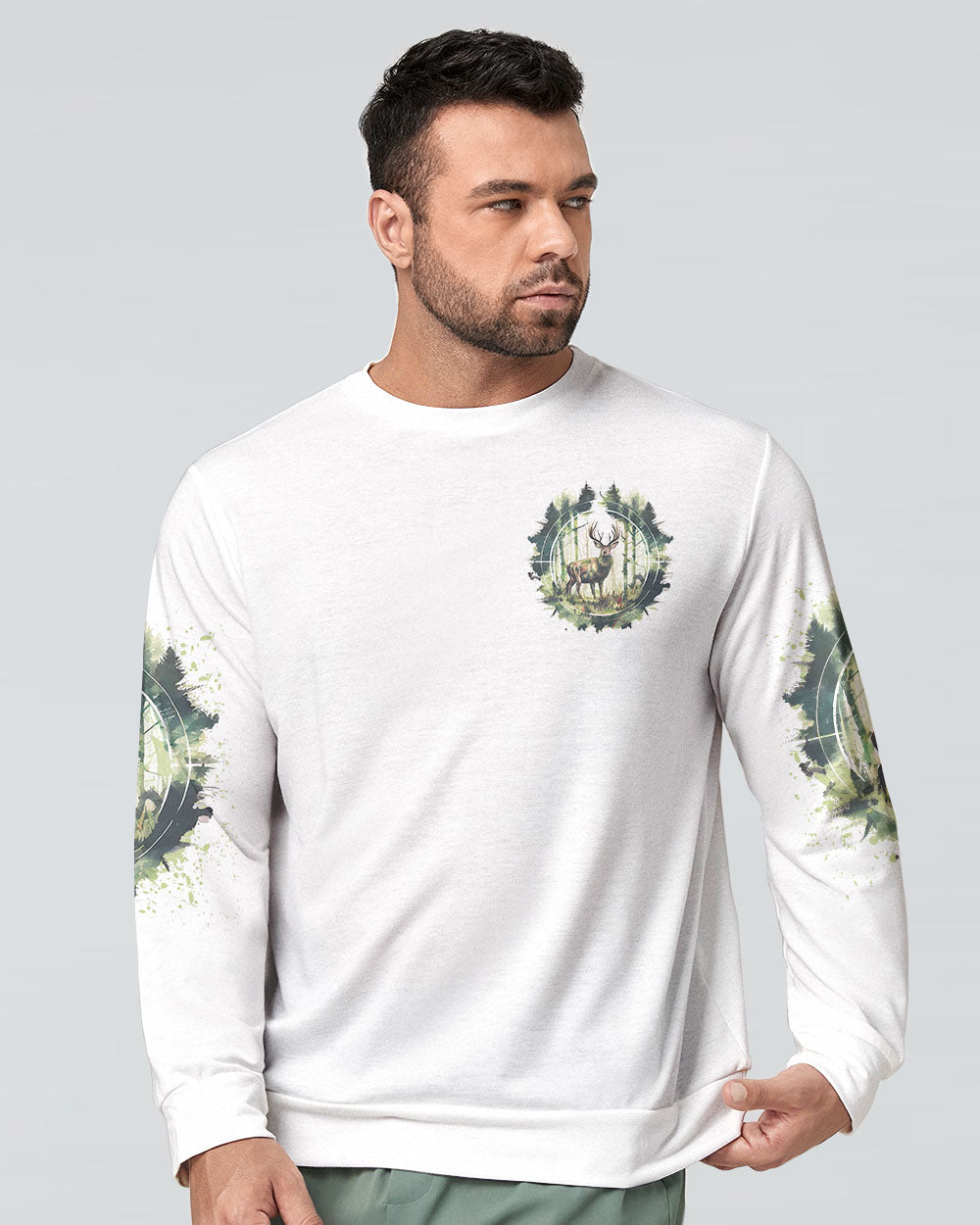 BLISSCORNERS THE CLOSER I GET TO NATURE DEER HUNTING ALL OVER PRINT