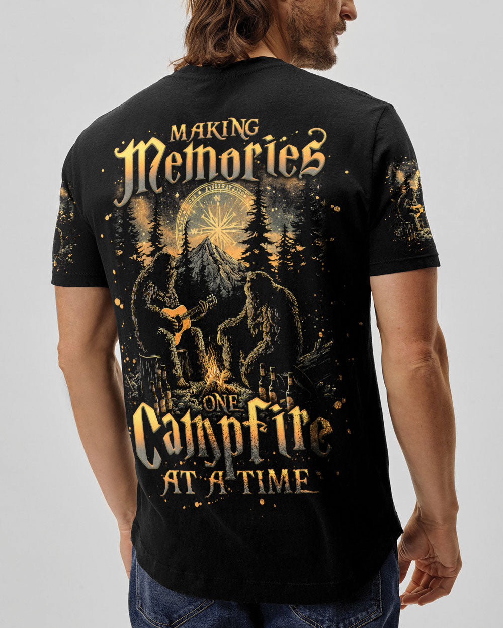 BLISSCORNERS MAKING MEMORIES ONE CAMPFIRE AT A TIME BIGFOOT ALL OVER PRINT