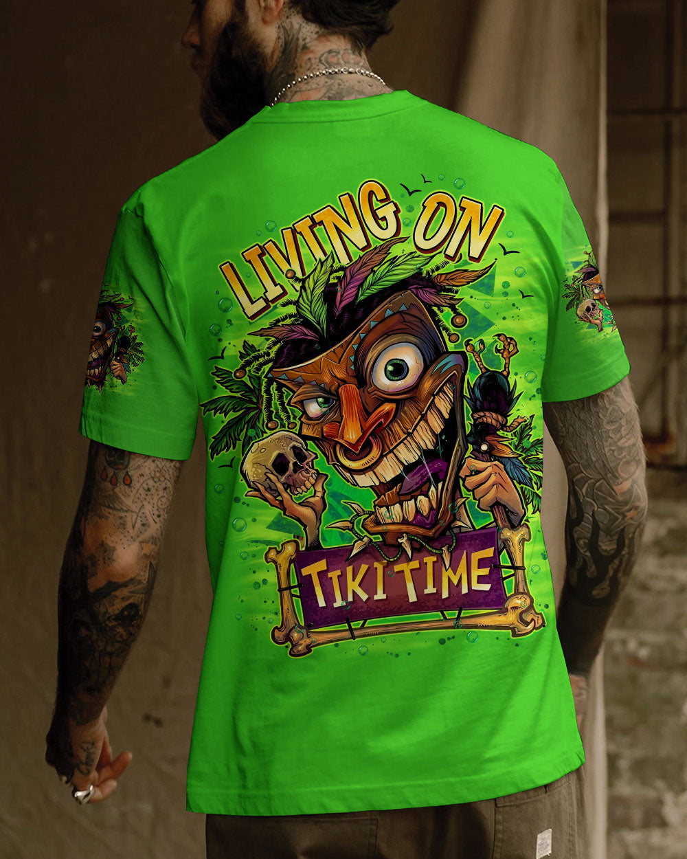 BLISSCORNERS LIVING ON TIKI TIME ALL OVER PRINT
