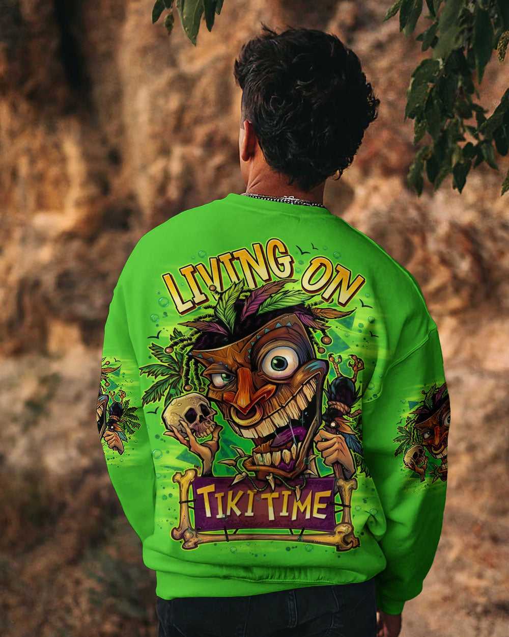 BLISSCORNERS LIVING ON TIKI TIME ALL OVER PRINT