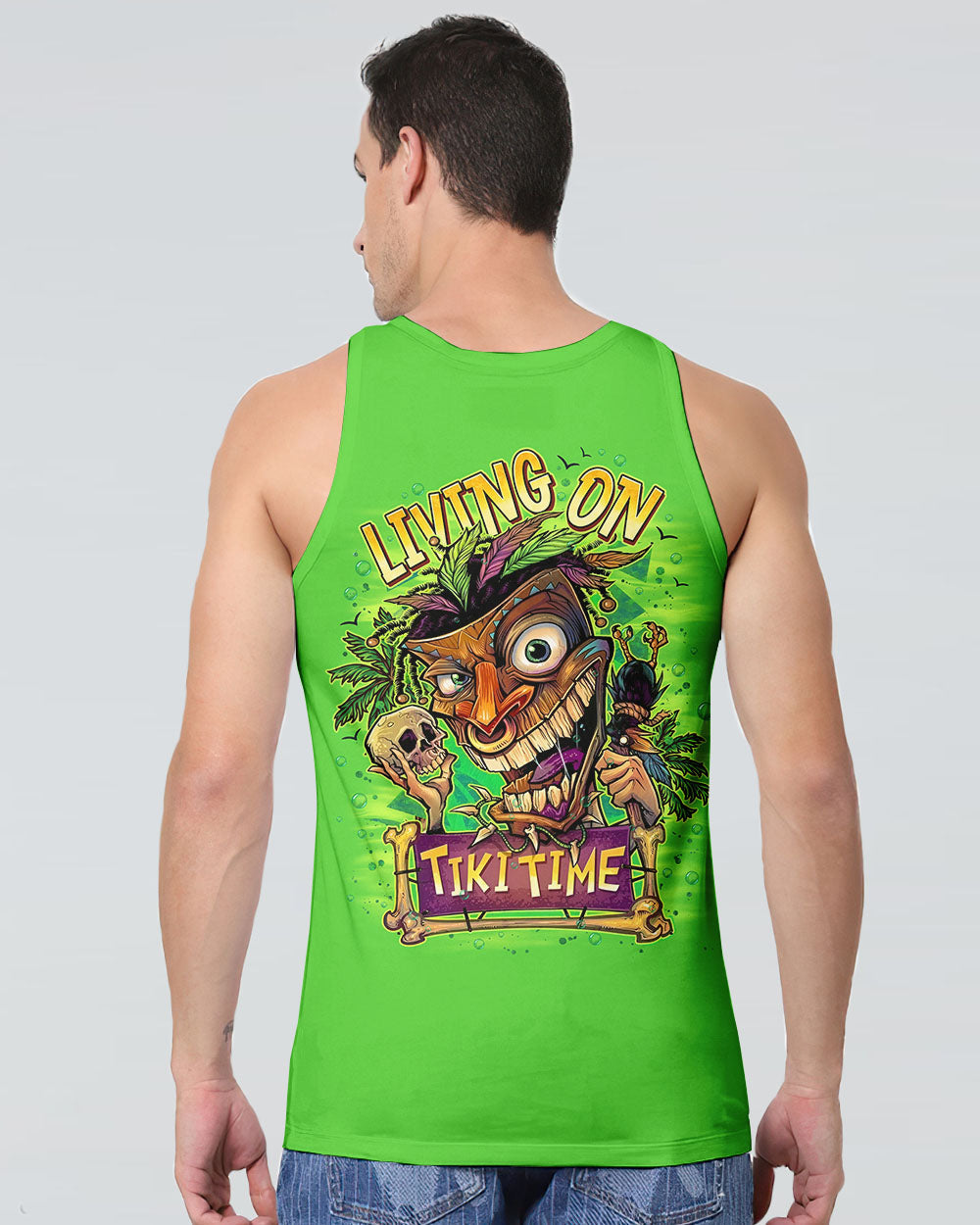 BLISSCORNERS LIVING ON TIKI TIME ALL OVER PRINT