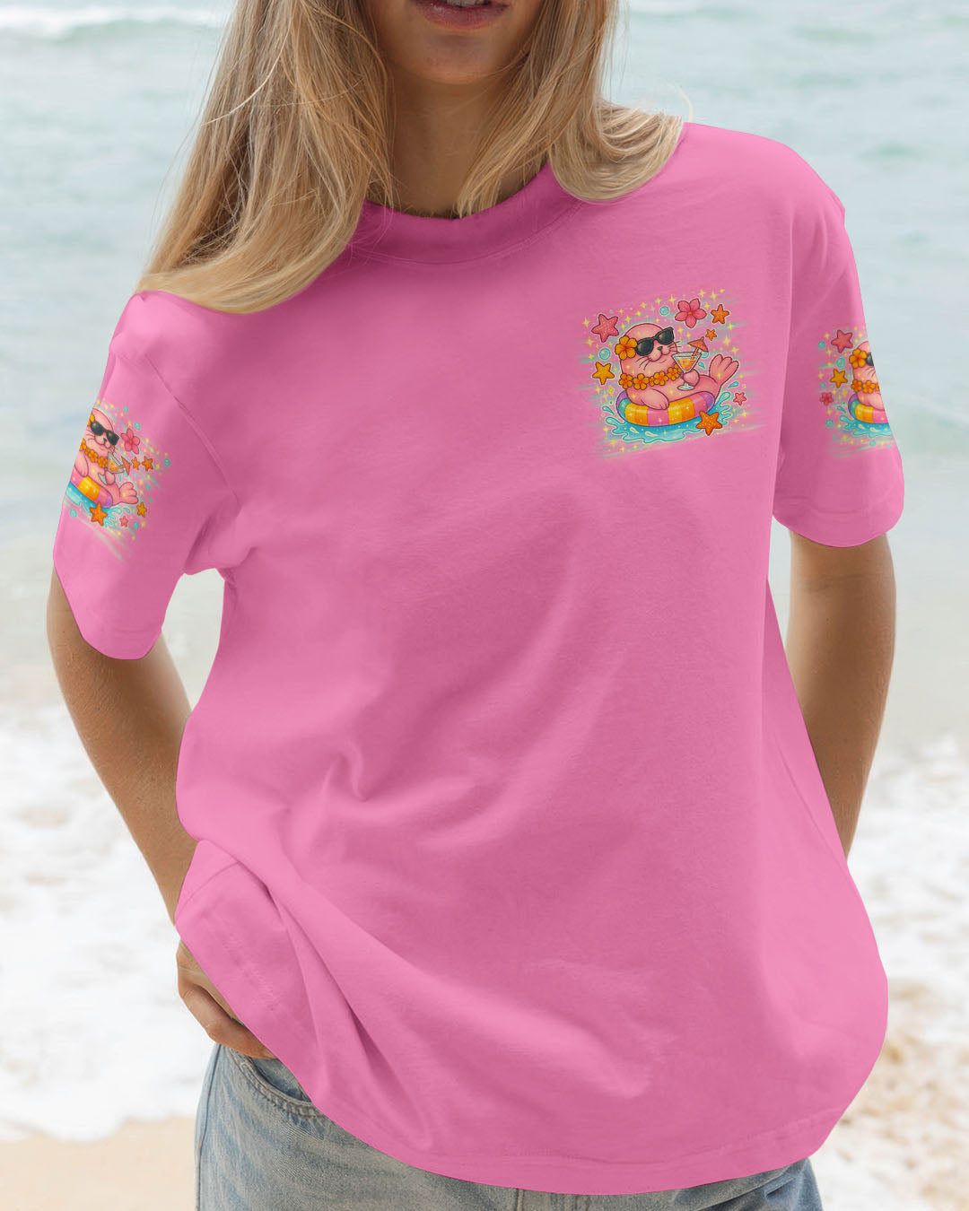 BLISSCORNERS WE DON'T SKINNY DIP SEAL 72 ALL OVER PRINT