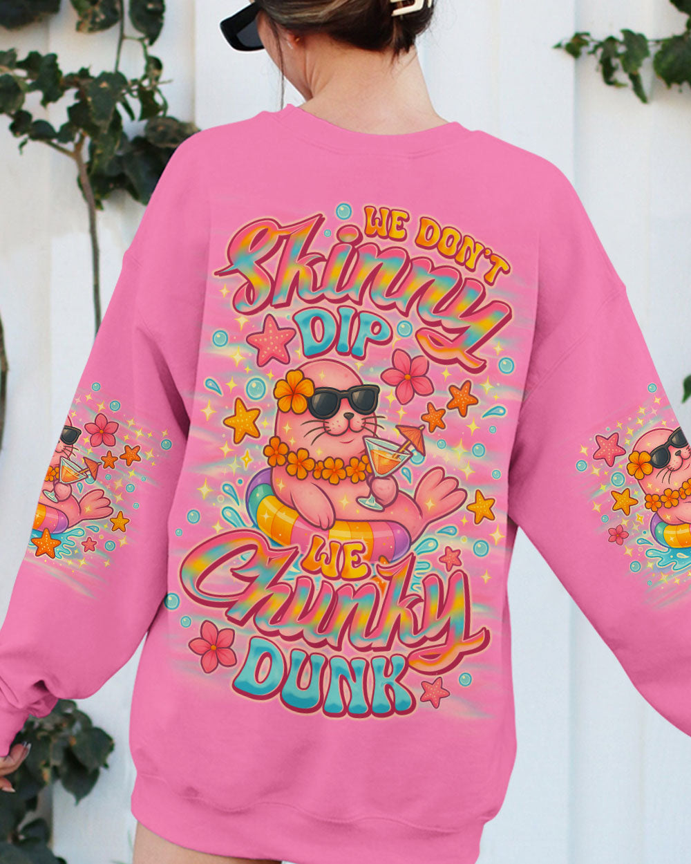BLISSCORNERS WE DON'T SKINNY DIP SEAL 72 ALL OVER PRINT
