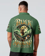 BLISSCORNERS BUCK AROUND AND FIND OUT DEER HUNTING FOXHOUND DOG ALL OVER PRINT