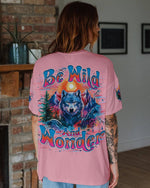 BLISSCORNERS BE WILD AND WONDER WOLF ALL OVER PRINT