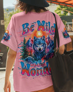 BLISSCORNERS BE WILD AND WONDER WOLF ALL OVER PRINT