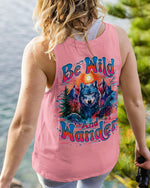 BLISSCORNERS BE WILD AND WANDER WOLF ALL OVER PRINT