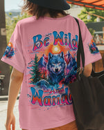 BLISSCORNERS BE WILD AND WANDER WOLF ALL OVER PRINT