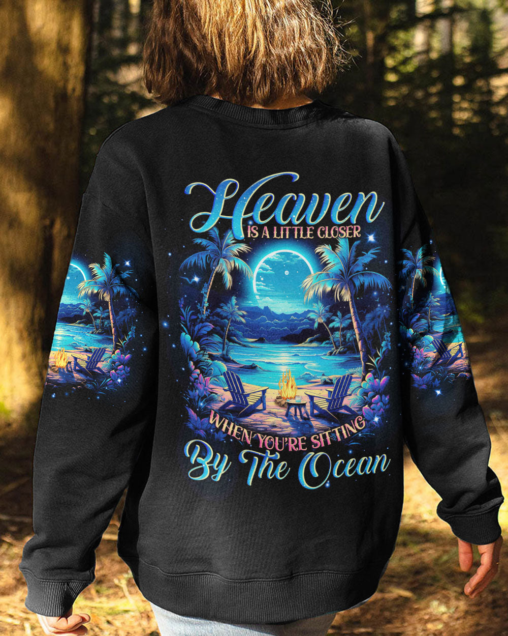 BLISSCORNERS SITTING BY THE OCEAN ALL OVER PRINT