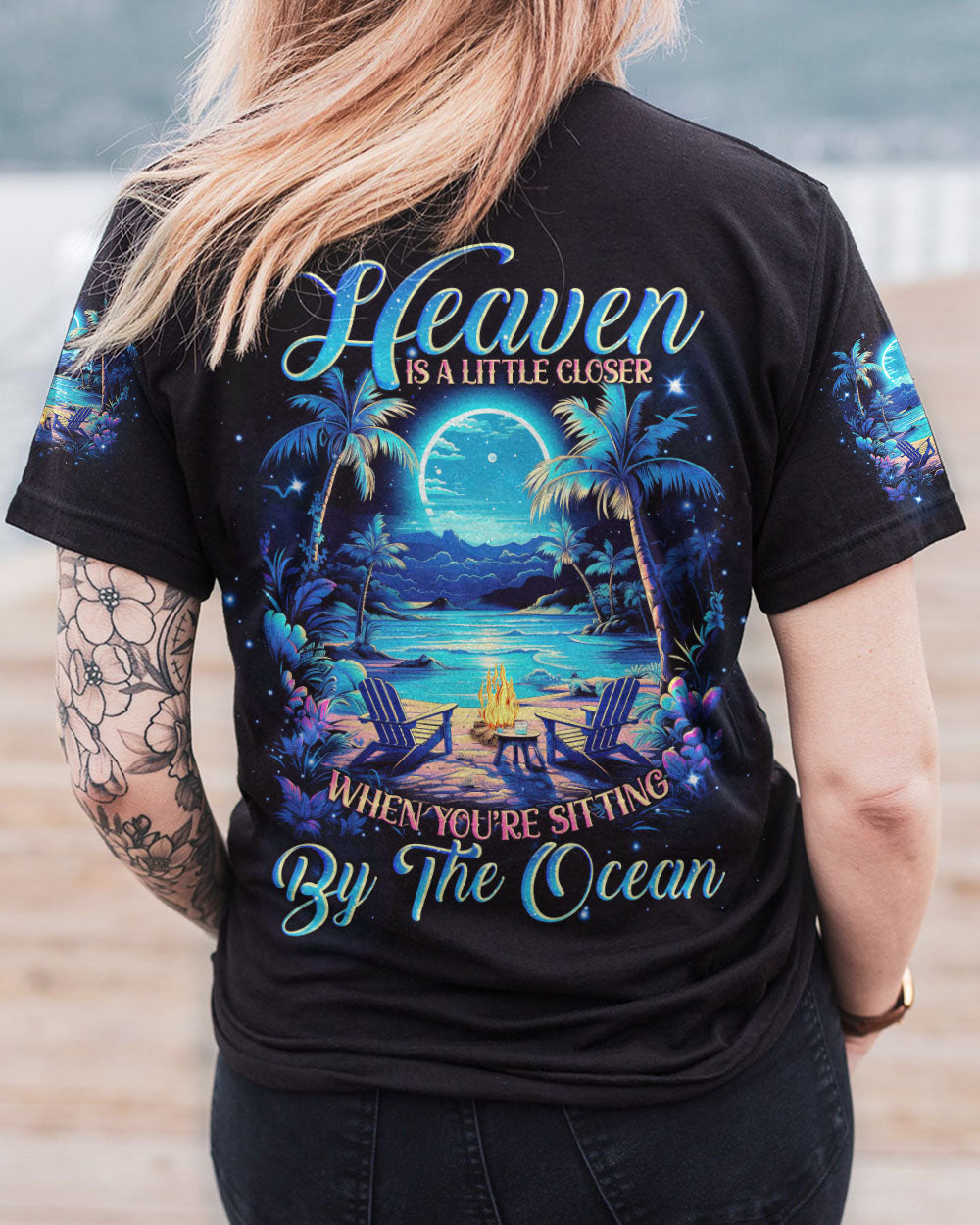 BLISSCORNERS SITTING BY THE OCEAN ALL OVER PRINT