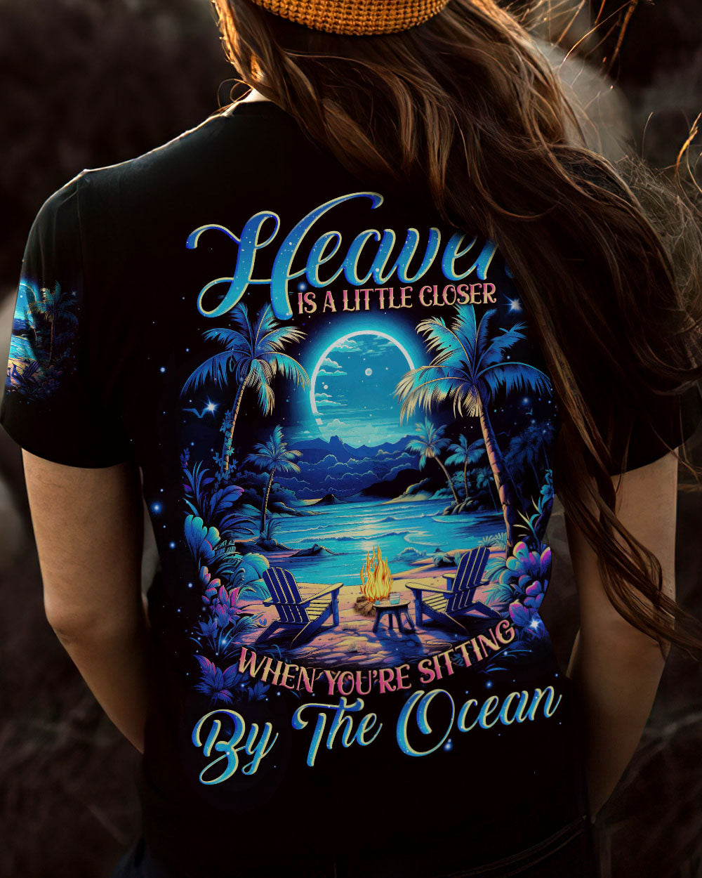 BLISSCORNERS SITTING BY THE OCEAN ALL OVER PRINT