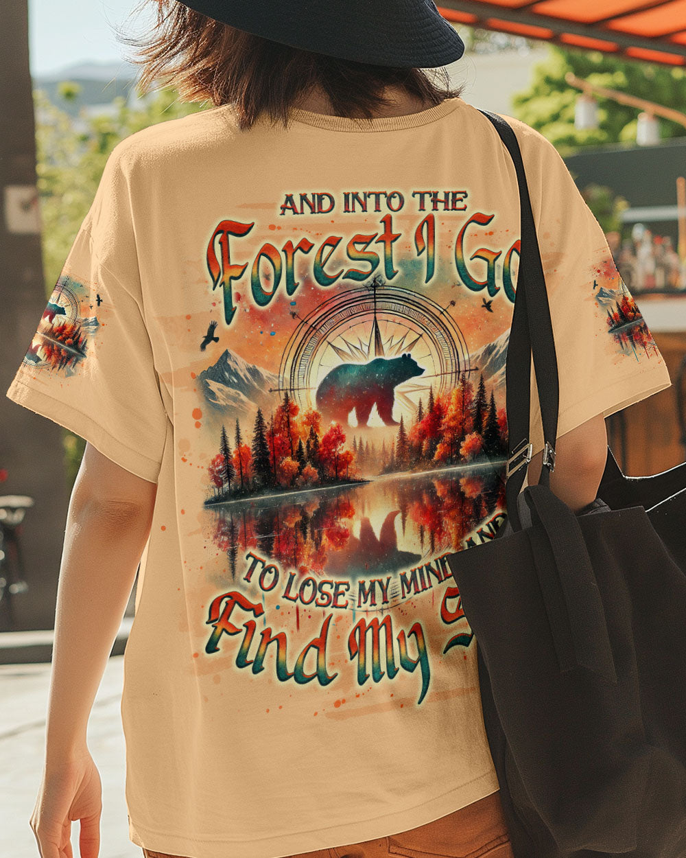 BLISSCORNERS AND INTO THE FOREST I GO BEAR ALL OVER PRINT