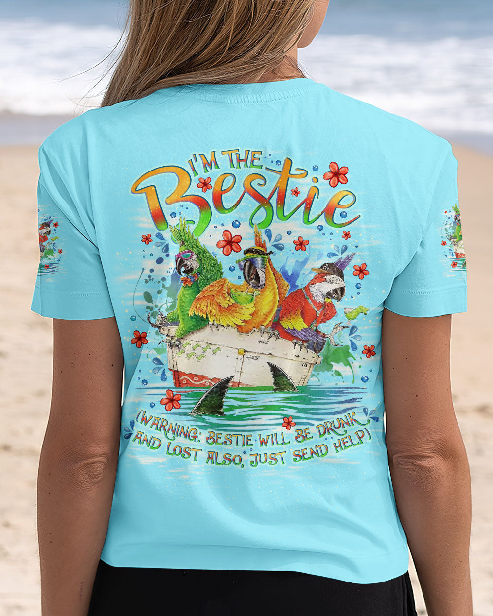 BLISSCORNERS IF LOST OR DRUNK PARROT ALL OVER PRINT