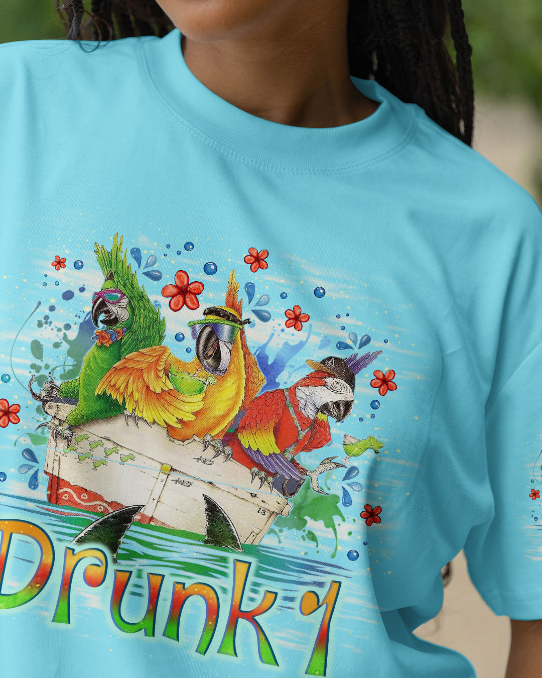 BLISSCORNERS IF LOST OR DRUNK PARROT ALL OVER PRINT