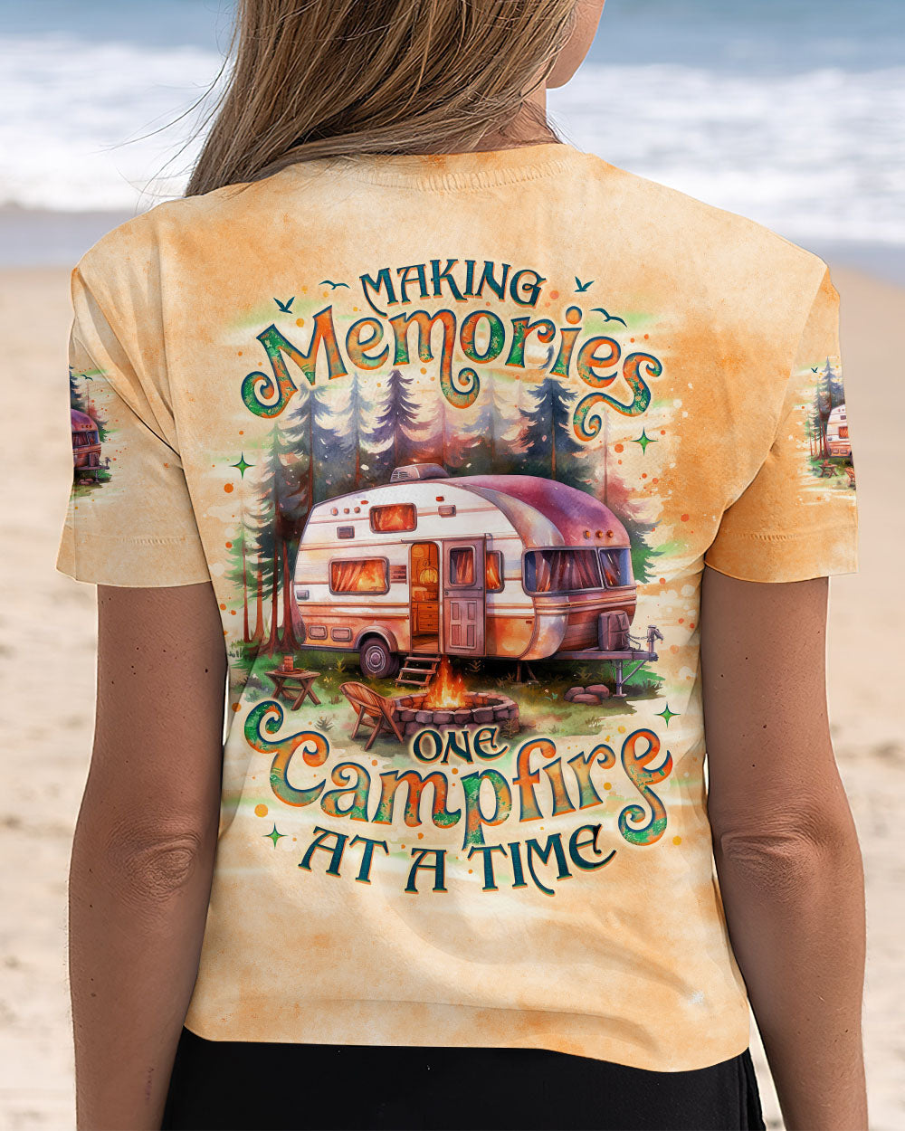 BLISSCORNERS MAKING MEMORIES ONE CAMPFIRE AT A TIME ALL OVER PRINT