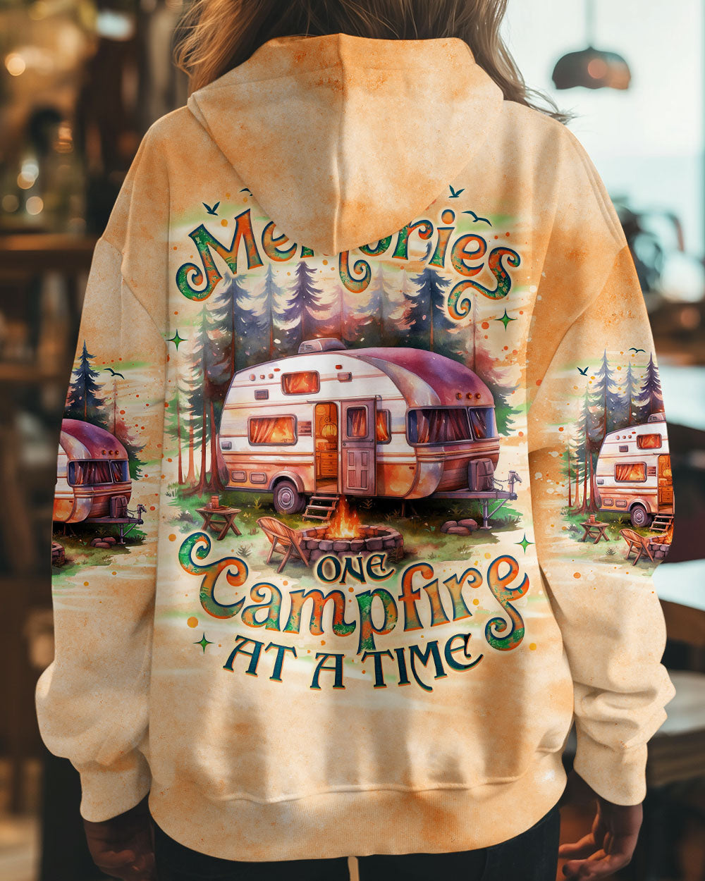 BLISSCORNERS MAKING MEMORIES ONE CAMPFIRE AT A TIME ALL OVER PRINT
