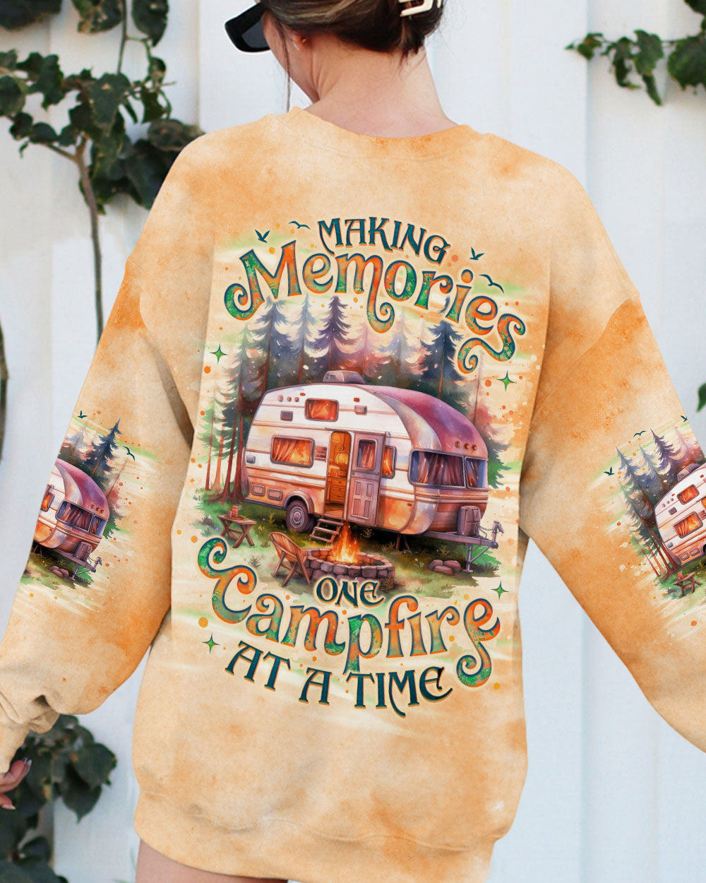 BLISSCORNERS MAKING MEMORIES ONE CAMPFIRE AT A TIME ALL OVER PRINT