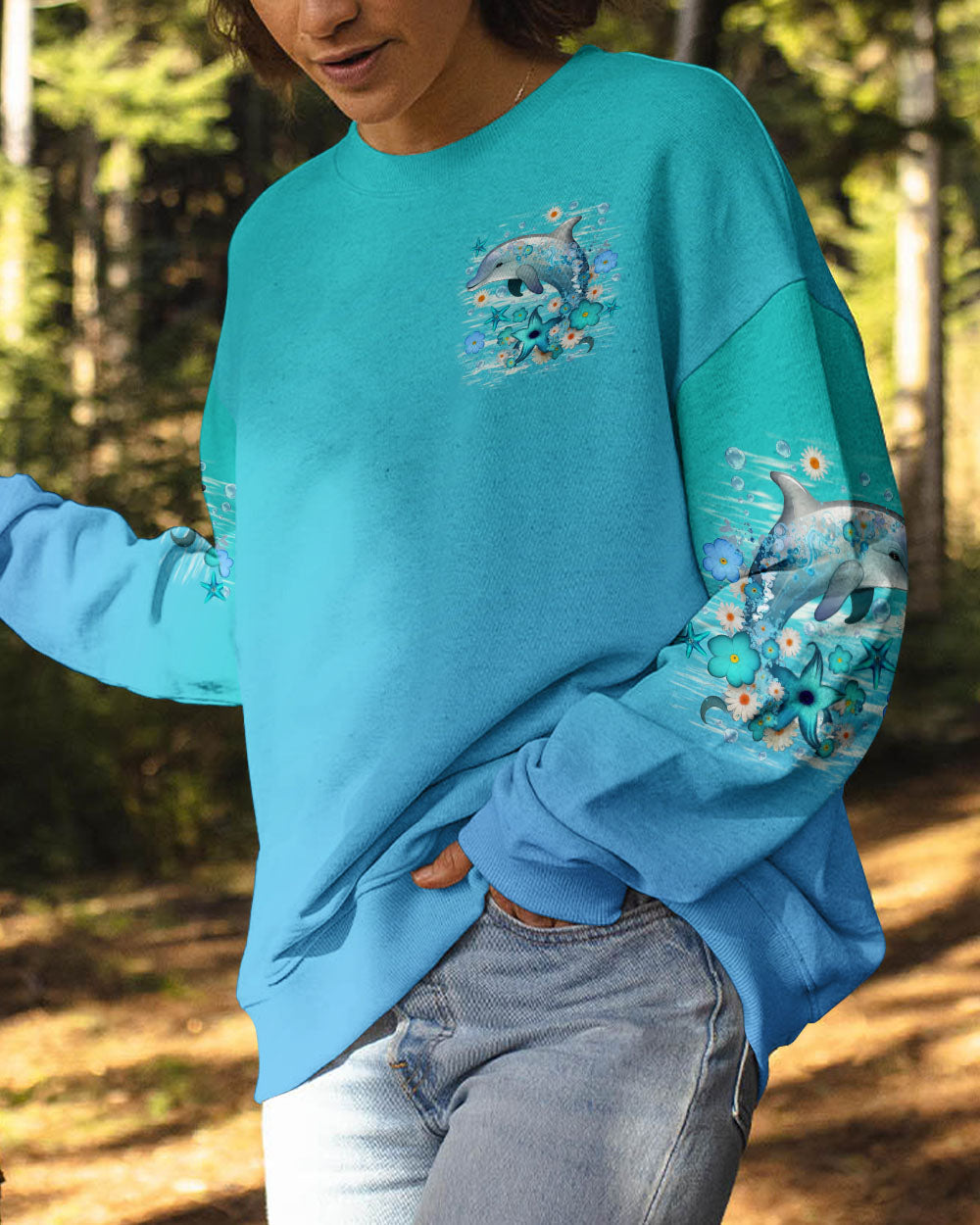 BLISSCORNERS SALTY SOUL DOLPHIN ALL OVER PRINT