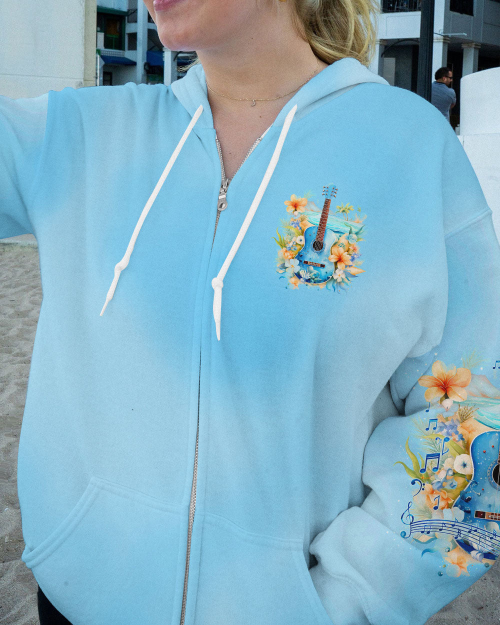 BLISSCORNERS FIND ME WHERE THE MUSIC MEETS THE OCEAN ALL OVER PRINT
