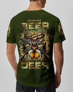 BLISSCORNERS DRINKING BEER AND SHOOTING DEER HUNTING ALL OVER PRINT