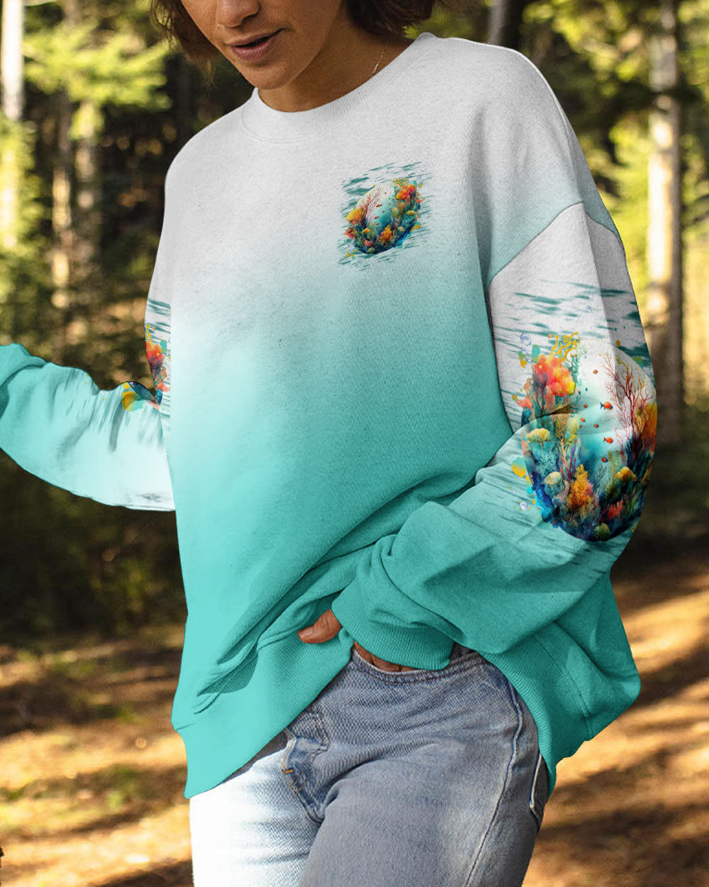 BLISSCORNERS SALTWATER HEALS EVERYTHING ALL OVER PRINT