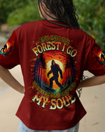 BLISSCORNERS AND INTO THE FOREST I GO BIGFOOT ALL OVER PRINT