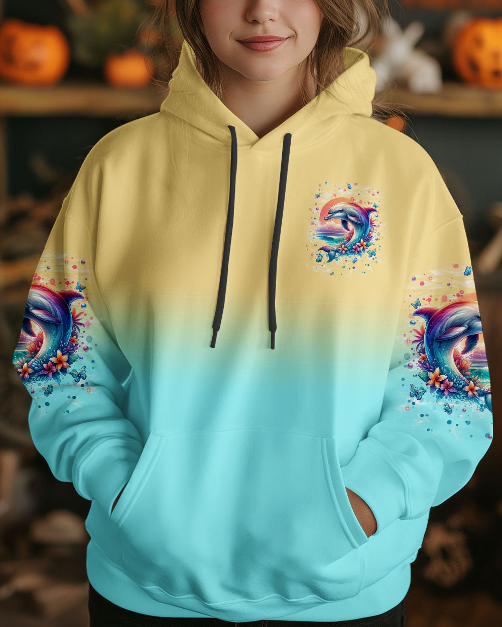 BLISSCORNERS SALTY SOUL DOLPHIN ALL OVER PRINT