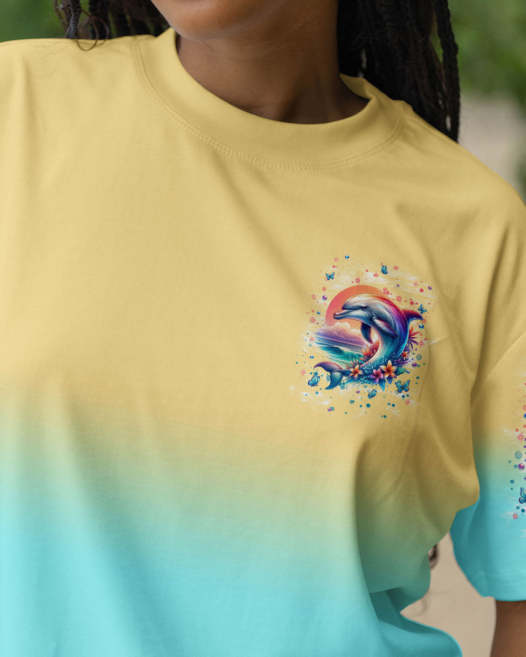 BLISSCORNERS SALTY SOUL DOLPHIN ALL OVER PRINT