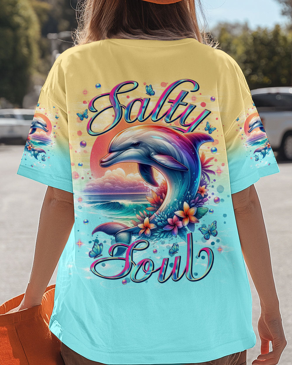 BLISSCORNERS SALTY SOUL DOLPHIN ALL OVER PRINT