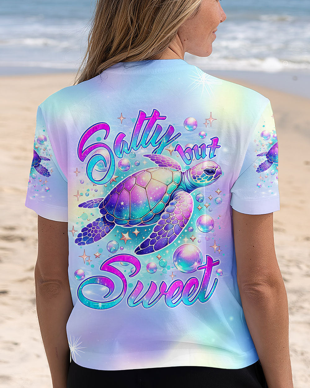BLISSCORNERS SALTY BUT SWEET TURTLE ALL OVER PRINT
