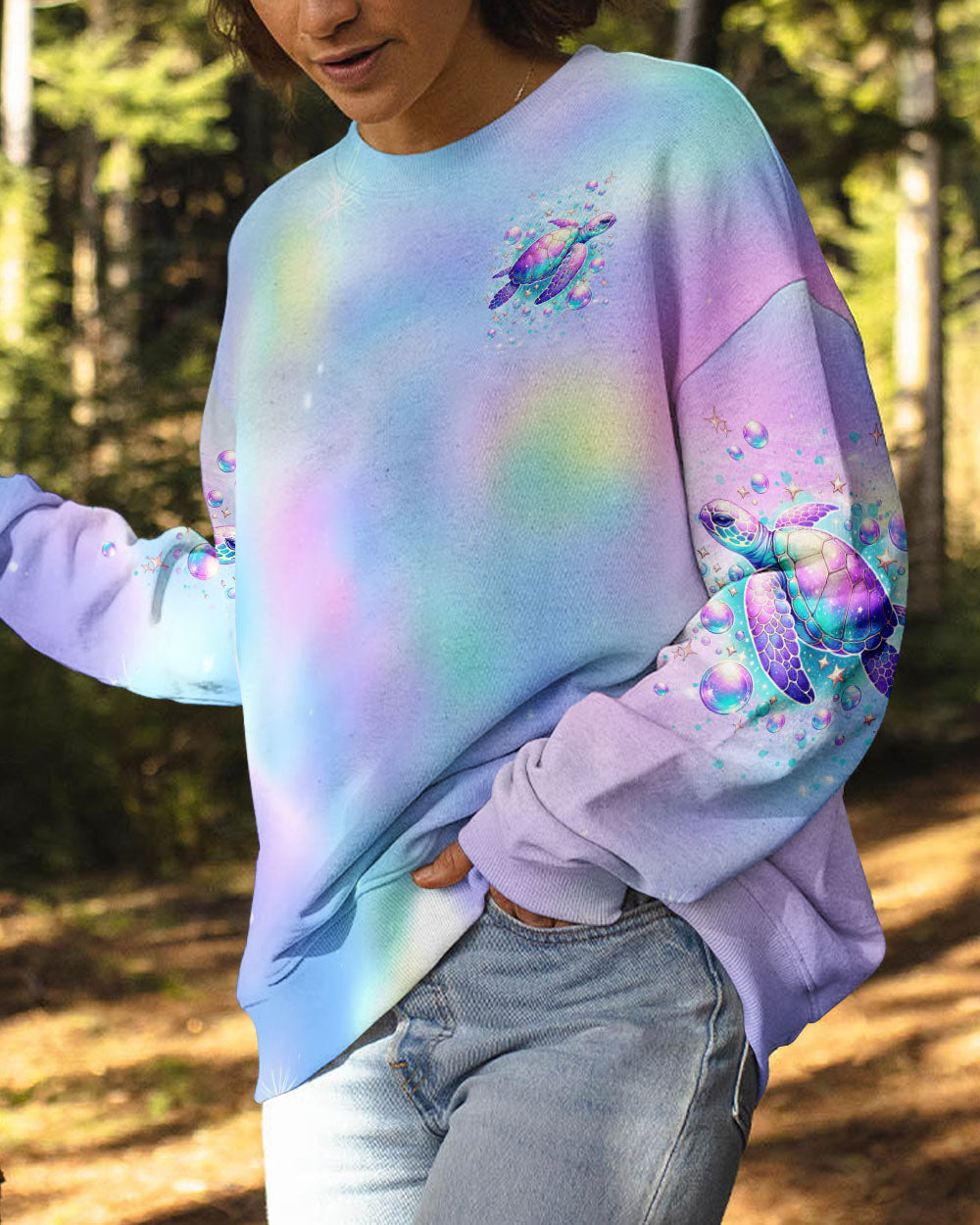 BLISSCORNERS SALTY BUT SWEET TURTLE ALL OVER PRINT