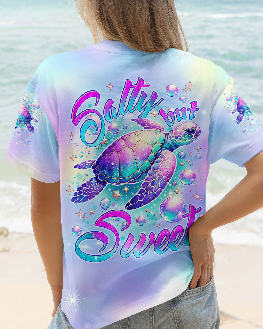 BLISSCORNERS SALTY BUT SWEET TURTLE ALL OVER PRINT