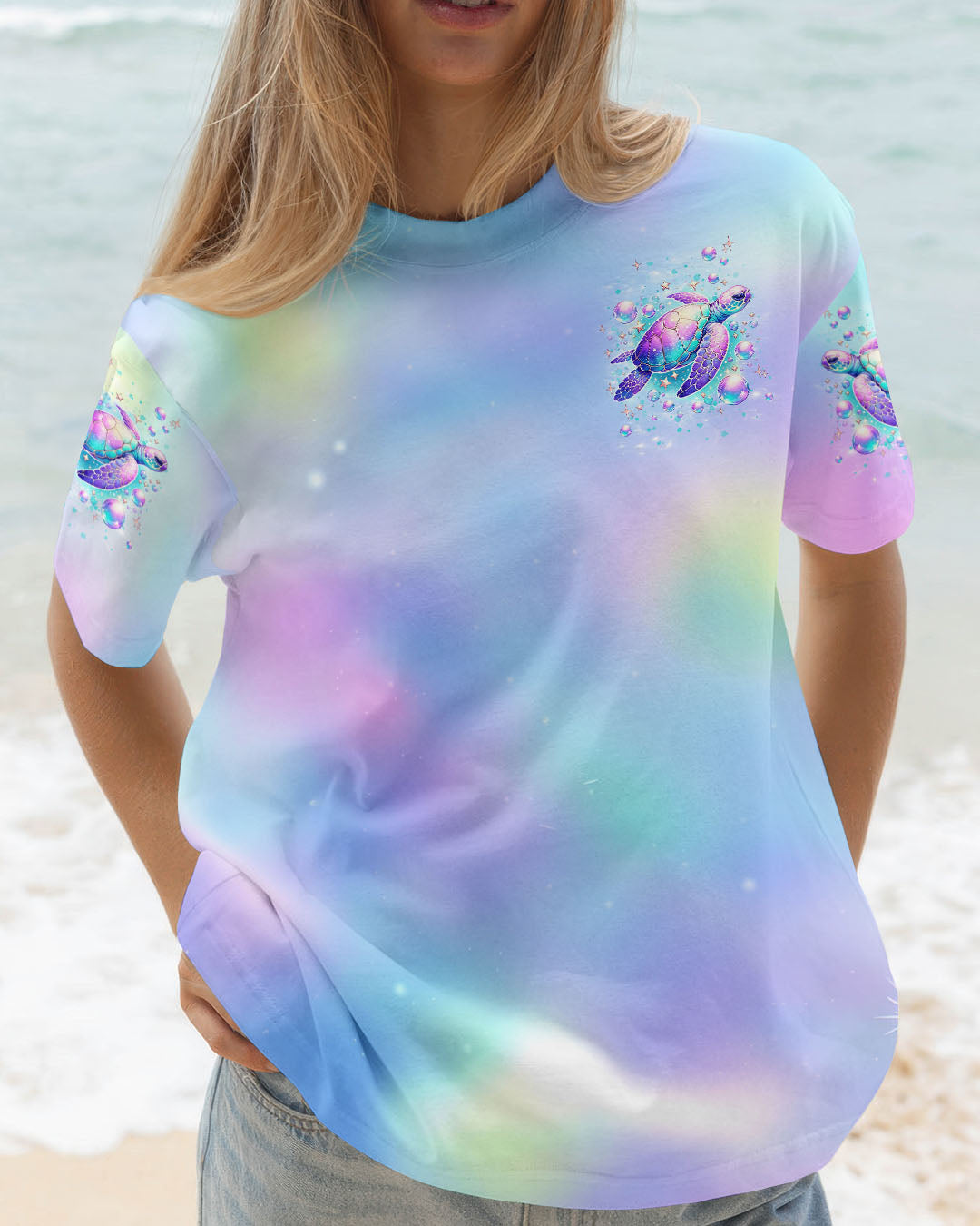 BLISSCORNERS SALTY BUT SWEET TURTLE ALL OVER PRINT