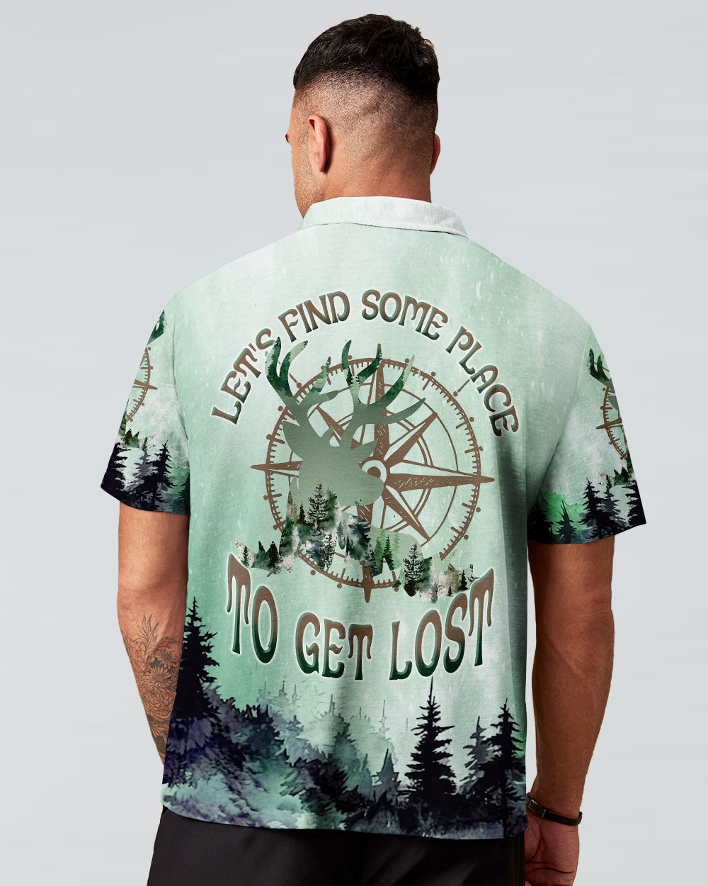 BLISSCORNERS LET'S FIND SOME PLACE TO GET LOST DEER ALL OVER PRINT