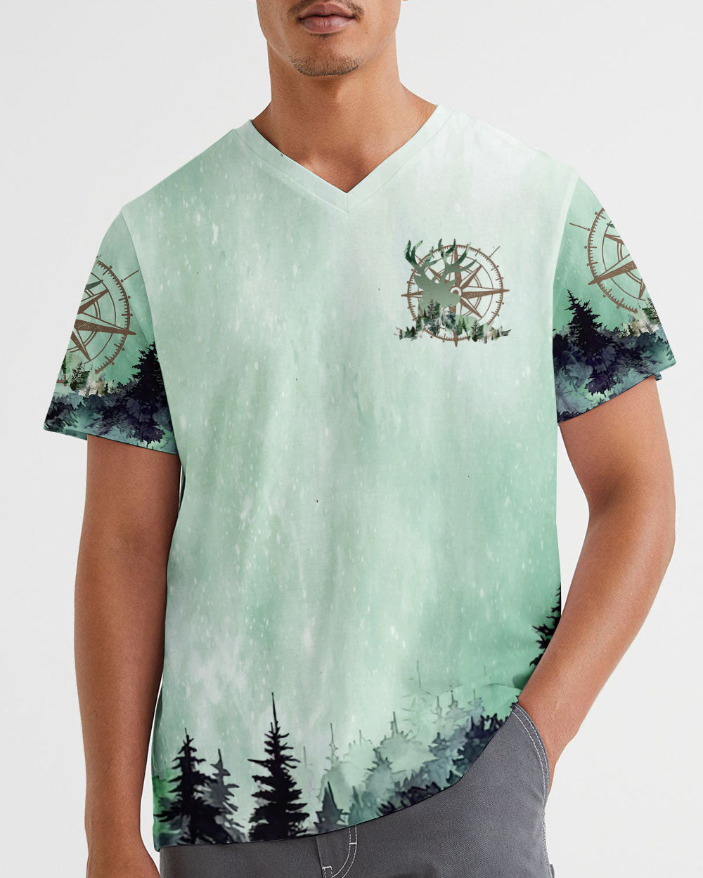 BLISSCORNERS LET'S FIND SOME PLACE TO GET LOST DEER ALL OVER PRINT