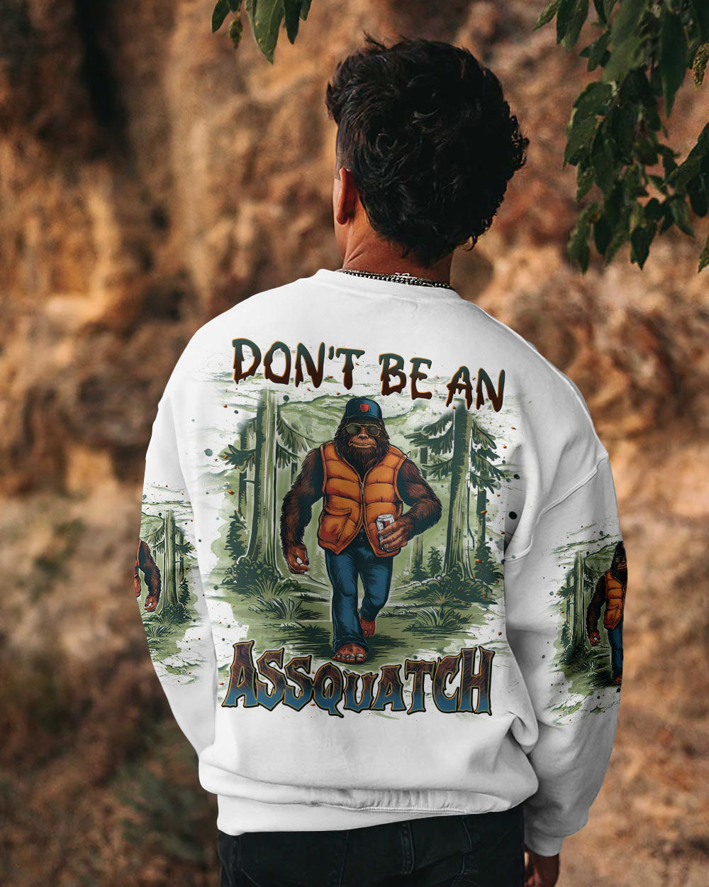 BLISSCORNERS DON'T BE AN A BIGFOOT ALL OVER PRINT