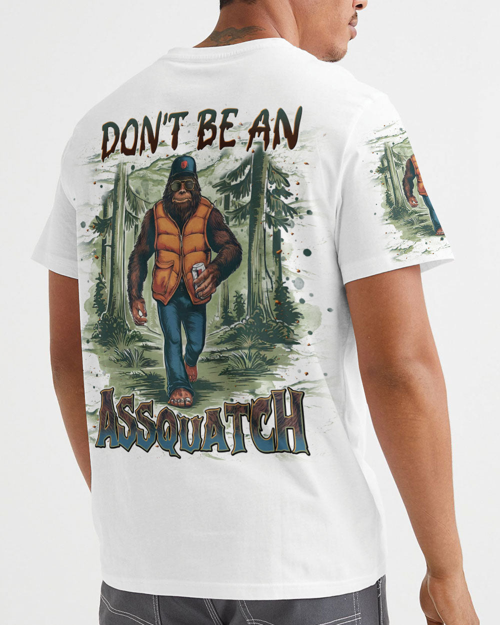 BLISSCORNERS DON'T BE AN A BIGFOOT ALL OVER PRINT