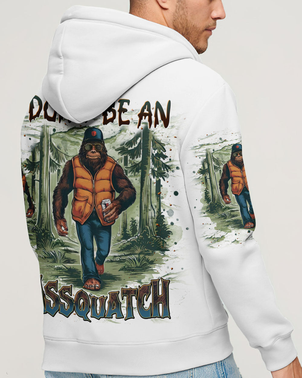 BLISSCORNERS DON'T BE AN A BIGFOOT ALL OVER PRINT