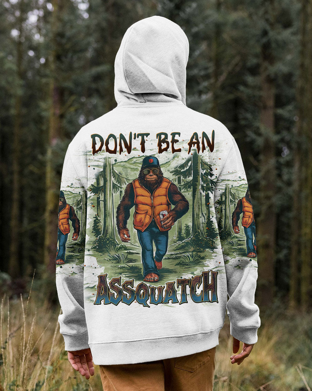 BLISSCORNERS DON'T BE AN A BIGFOOT ALL OVER PRINT