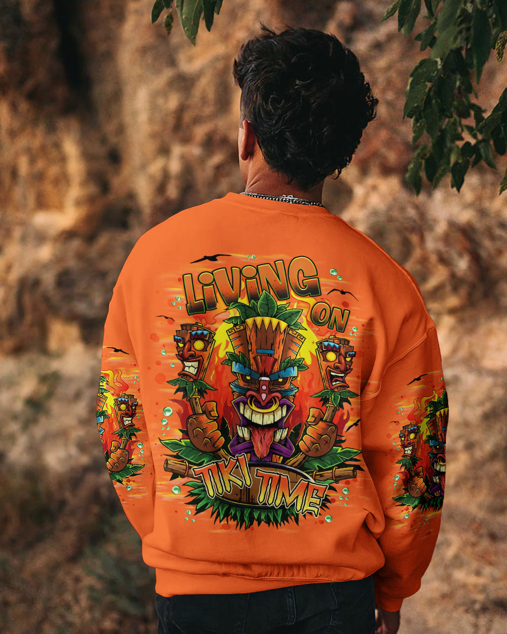 BLISSCORNERS LIVING ON TIKI TIME ALL OVER PRINT