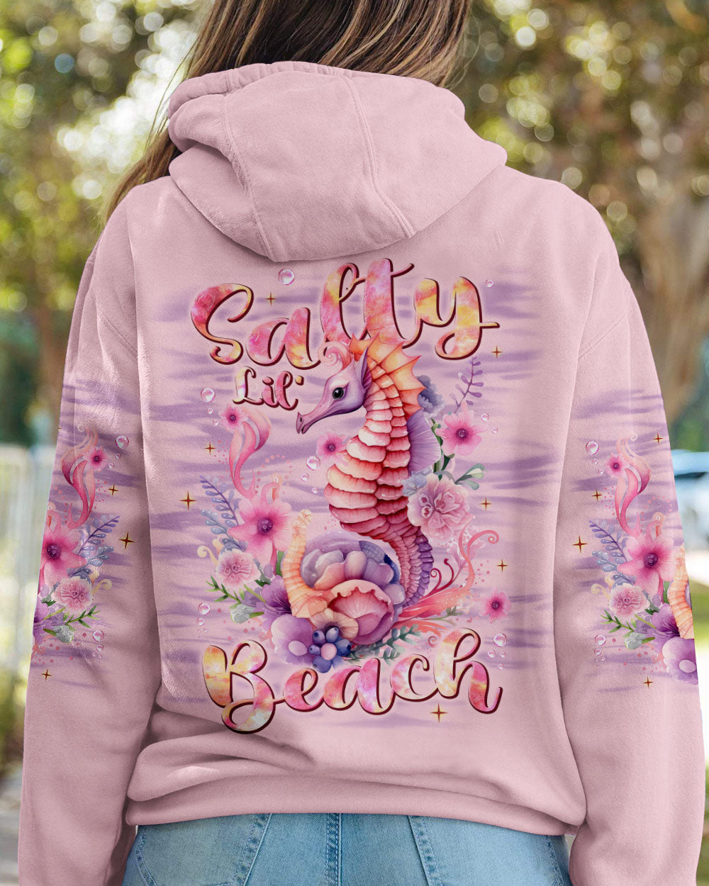 BLISSCORNERS SALTY LIL' BEACH SEAHORSE ALL OVER PRINT
