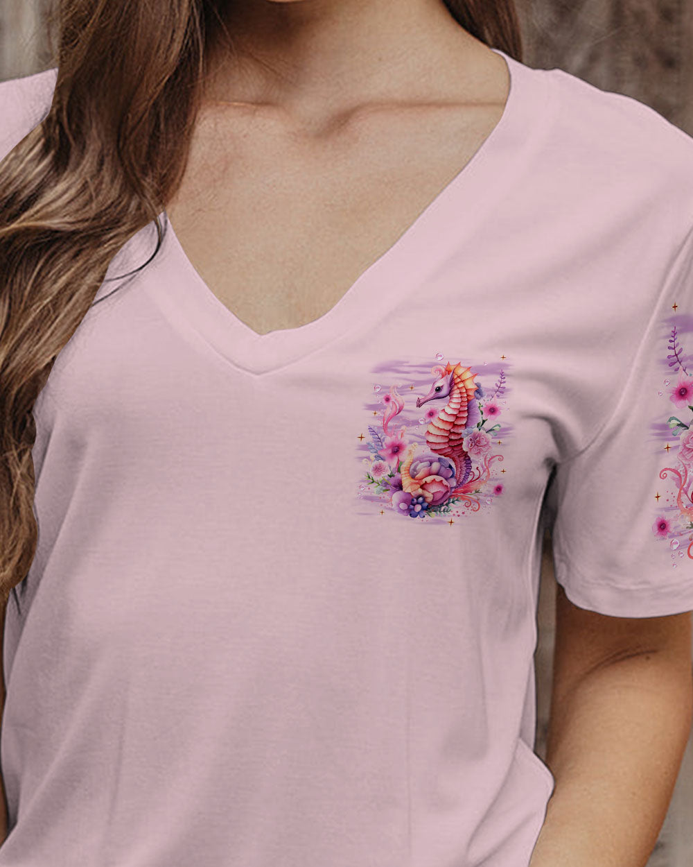 BLISSCORNERS SALTY LIL' BEACH SEAHORSE ALL OVER PRINT