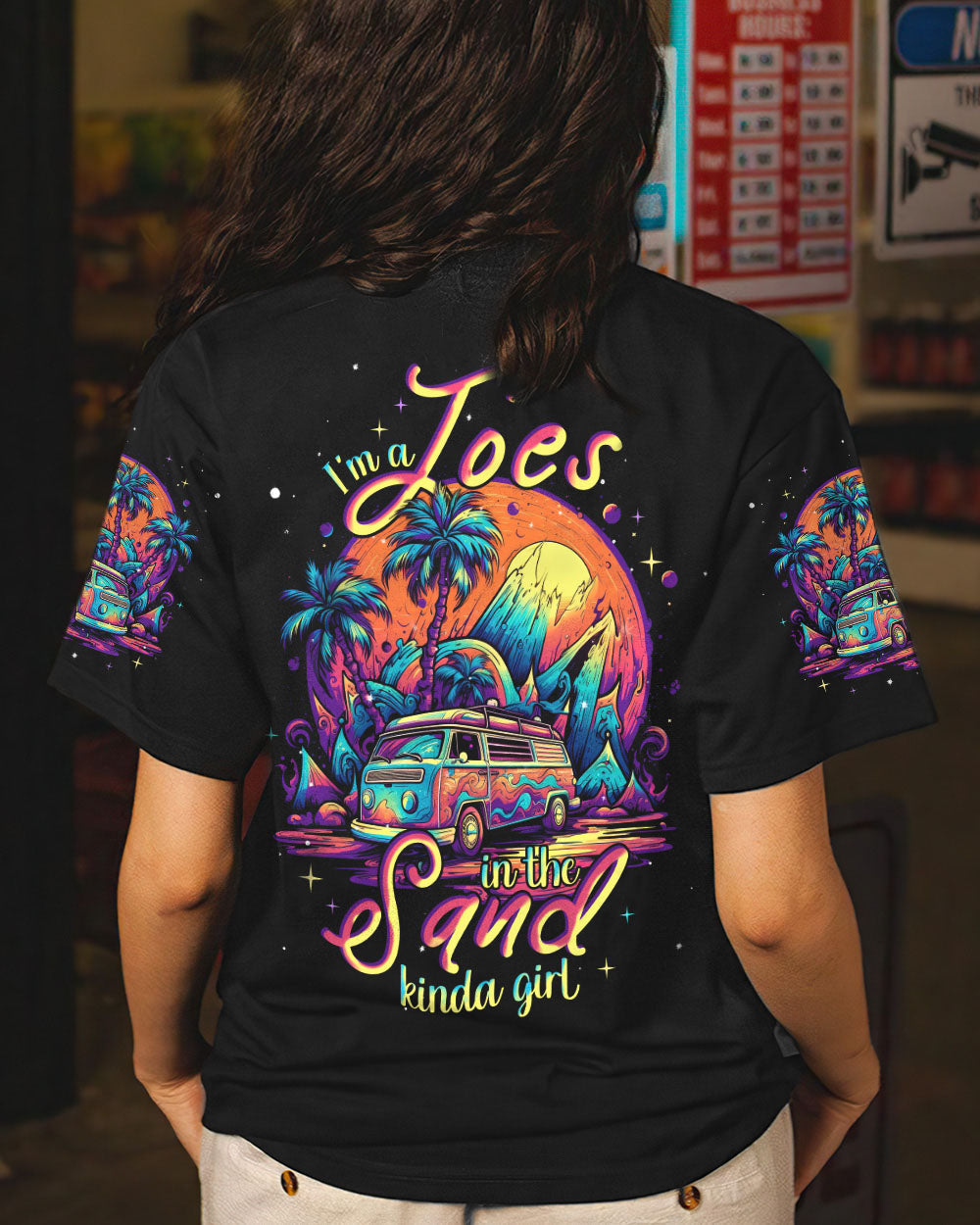 BLISSCORNERS I'M A TOES IN THE SAND KINDA GIRL ALL OVER PRINT