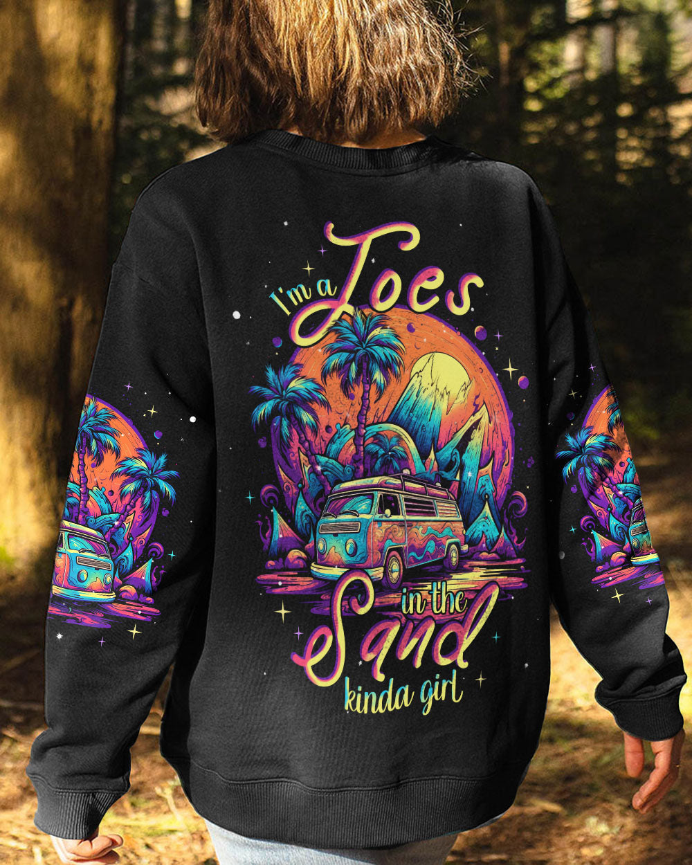 BLISSCORNERS I'M A TOES IN THE SAND KINDA GIRL ALL OVER PRINT