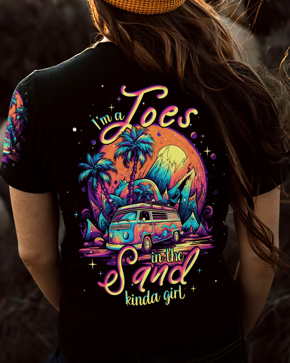 BLISSCORNERS I'M A TOES IN THE SAND KINDA GIRL ALL OVER PRINT