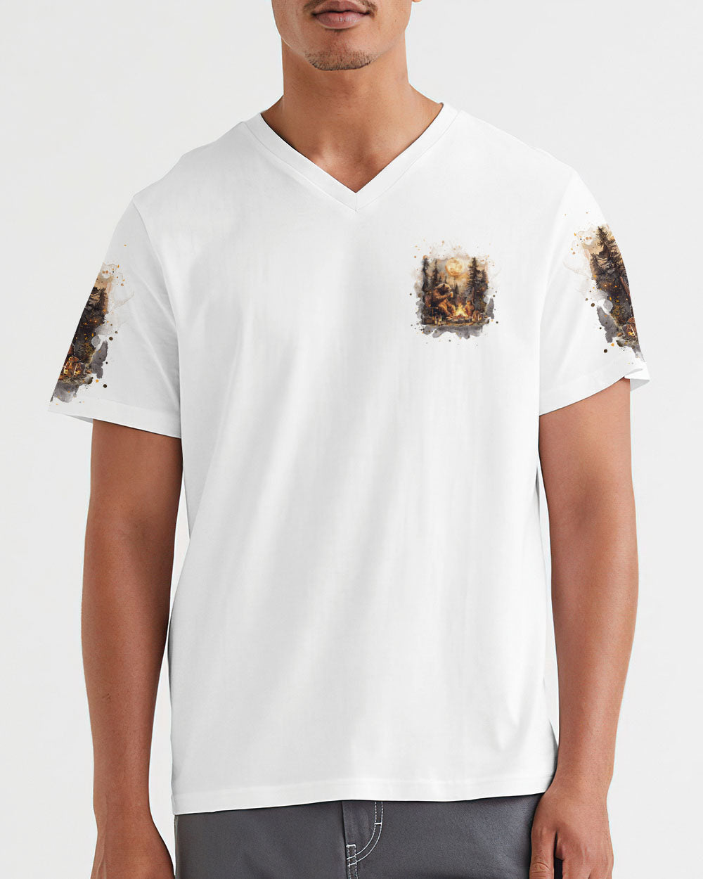 BLISSCORNERS MAKING MEMORIES ONE CAMPFIRE AT A TIME BEAR ALL OVER PRINT