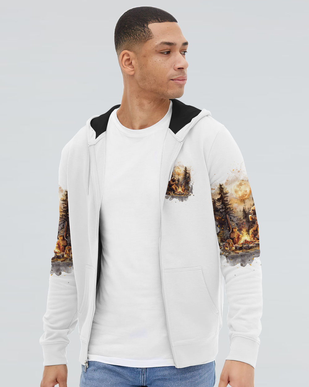 BLISSCORNERS MAKING MEMORIES ONE CAMPFIRE AT A TIME BEAR ALL OVER PRINT