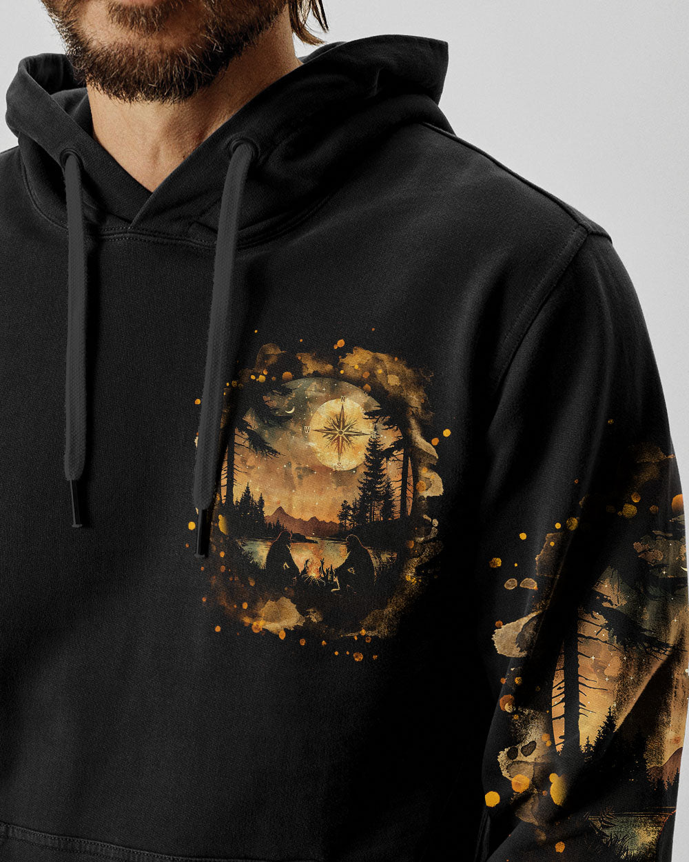 BLISSCORNERS MAKING MEMORIES ONE CAMPFIRE AT A TIME BIGFOOT ALL OVER PRINT