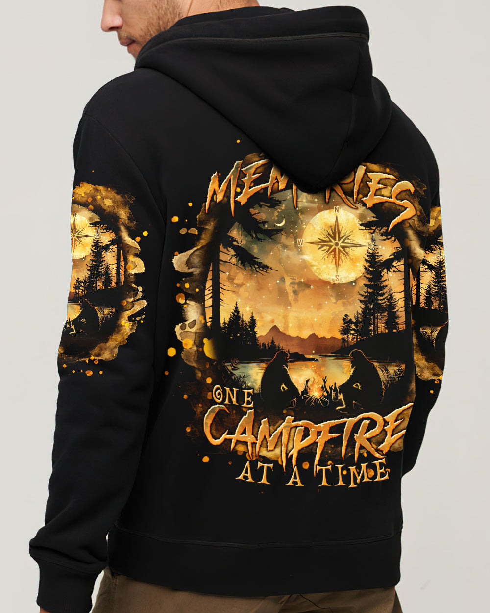 BLISSCORNERS MAKING MEMORIES ONE CAMPFIRE AT A TIME BIGFOOT ALL OVER PRINT